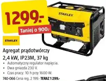 Jula STANLEY Agregat prądotwórczy 2,4 kW, IP23M, 37 kg oferta