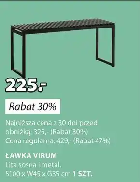 JYSK Ławka oferta