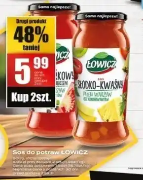 Supeco Łowicz sos słodko-kwaśny z limonką 500 g oferta