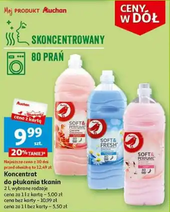 Auchan Koncentrat do płukania tkanin 2 l oferta