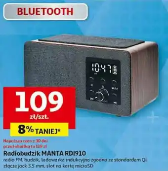 Radiobudzik MANTA RDI910