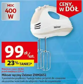 Auchan Mikser ręczny Zelmer ZHM1651 oferta