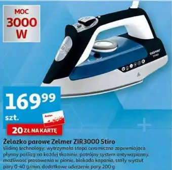 Auchan Żelazko parowe Zelmer ZIR3000 Stiro oferta