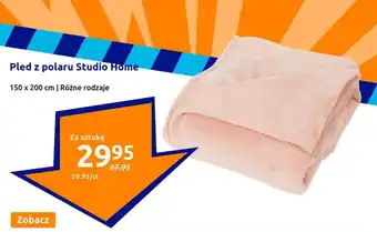 Action Pled z polaru Studio Home 150 x 200 cm oferta