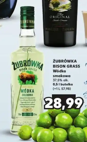 Kaufland ŻUBRÓWKA BISON GRASS Wódka smakowa 0,5 l oferta