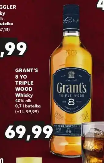 Kaufland GRANT'S 8 YO TRIPLE WOOD Whisky 0,7 l oferta