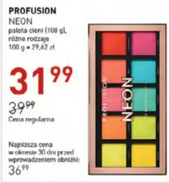 Paleta cieni profusion