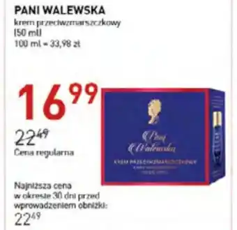 Jawa Drogerie Krem przeciwzmarszczkowy pani walewska oferta