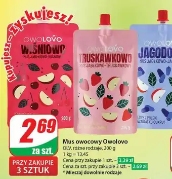 Dino Mus owocowy owolovo oferta