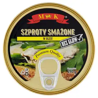 Mk szproty smażone w oleju 240 g