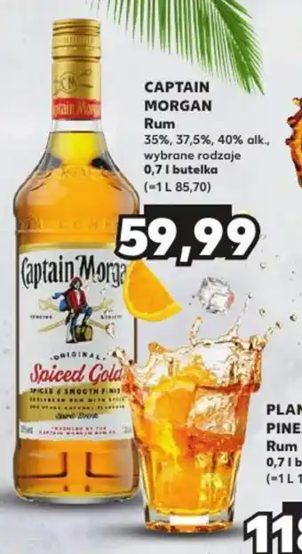 Kaufland CAPTAIN MORGAN Rum 0,7l oferta