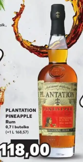 Kaufland PLANTATION PINEAPPLE Rum 0,7l oferta