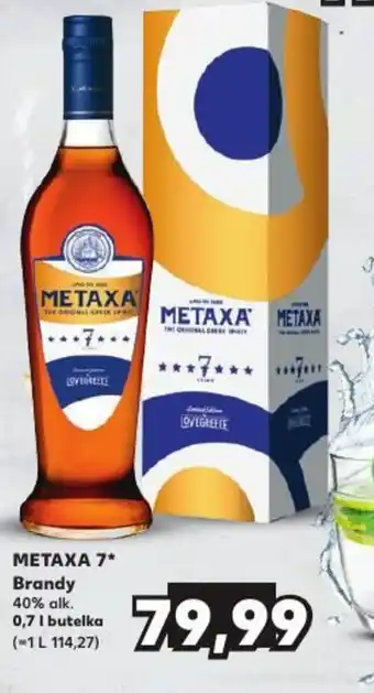 Kaufland METAXA 7* Brandy 40% 0,7 l oferta