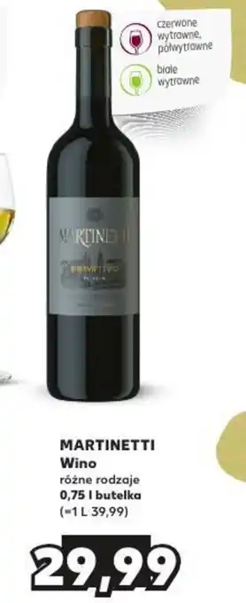 Kaufland MARTINETTI Wino 0,75l oferta