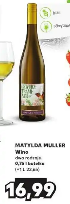 Kaufland MATYLDA MULLER Wino 0,75l oferta