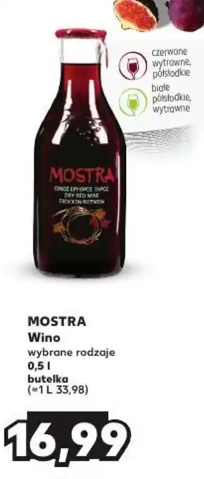 Kaufland MOSTRA Wino 0,5l oferta
