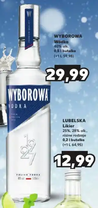 Kaufland WYBOROWA Wódka 40% 0,5l oferta