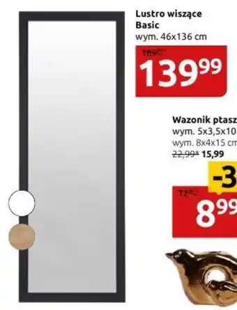 Black Red White Lustro wiszące Basic 46x136cm oferta