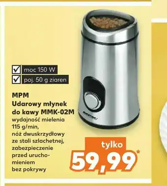 Kaufland MPM Udarowy młynek do kawy MMK-02M oferta