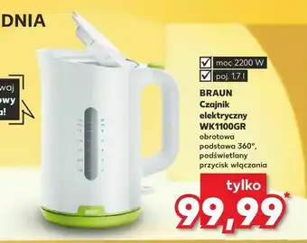 Kaufland BRAUN Czajnik elektryczny WK1100GR oferta