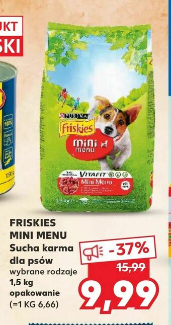 Kaufland FRISKIES MINI MENU Sucha karma dla psów oferta