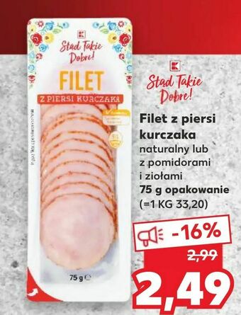 Kaufland Filet z piersi kurczaka oferta