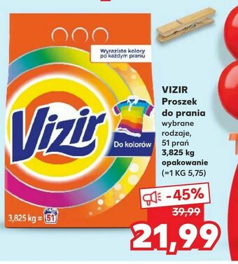 Kaufland VIZIR Proszek do prania oferta