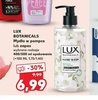 Kaufland LUX BOTANICALS Mydło w pompce zapas oferta