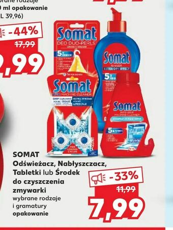 Kaufland SOMAT Odświeżacz, Nabłyszczacz, Tabletki lub Środek do czyszczenia zmywarki oferta