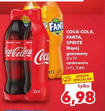 Kaufland COCA-COLA, FANTA, SPRITE Napój gazowany oferta