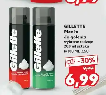 Kaufland GILLETTE Pianka do golenia oferta