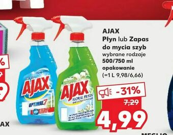 Kaufland AJAX Płyn lub Zapas do mycia szyb oferta