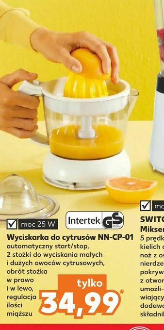 Kaufland Wyciskarka do cytrusów NN-CP-01 oferta