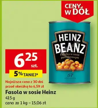 Auchan Fasola w sosie heinz oferta