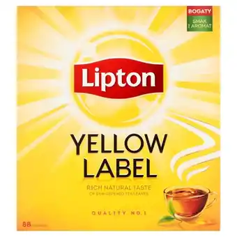 Delikatesy Centrum Lipton yellow label herbata czarna 176 g (88 torebek) oferta