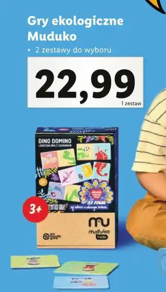 Lidl Gry ekologiczne Muduko oferta