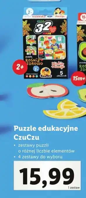 Lidl Puzzle edukacyjne CzuCzu oferta