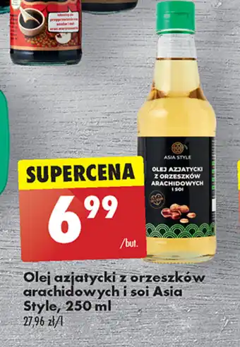 Biedronka Olej azjatycki z orzeszków arachidowych i soi Asia Style, 250 ml oferta