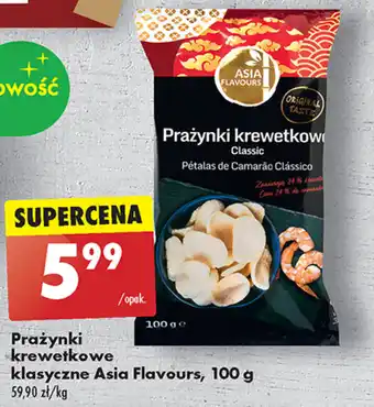 Biedronka Prażynki krewetkowe klasyczne Asia Flavours, 100 g oferta