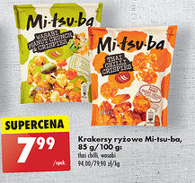 Biedronka Krakersy ryżowe Mi-tsu-ba, 85 g/100 g oferta