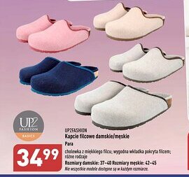 ALDI Kapcie filcowe damskie/męskie Para oferta