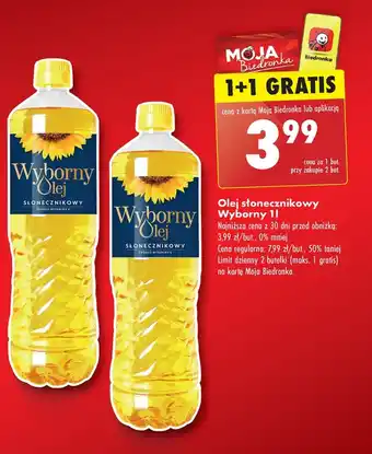 Biedronka Olej wyborny oferta