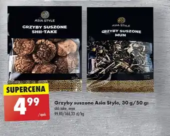 Biedronka Grzyby suszone asia style oferta