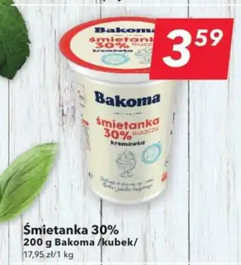 Lewiatan Śmietanka Bakoma 30% 200 g oferta