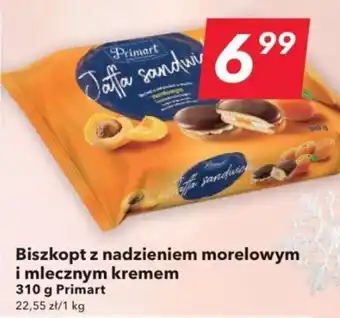 Biszkopt z nadzieniem morelowym i mlecznym kremem Primart 310 g