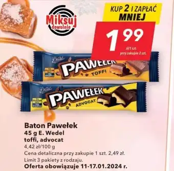 Lewiatan Baton Pawełek E. Wedel 45 g oferta