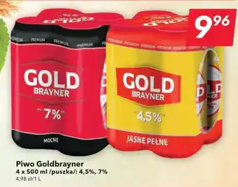 Lewiatan Piwo Goldbrayner 4 x 500 ml oferta