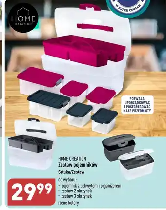 ALDI Zestaw pojemników home creation oferta