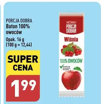 ALDI Baton 100% owoców 16 g oferta