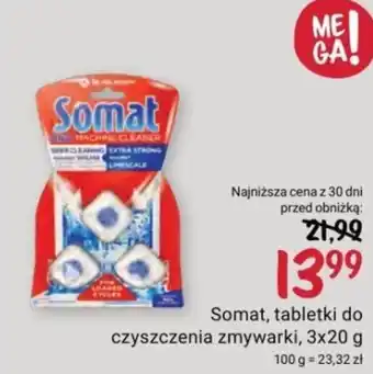 Rossmann Somat, tabletki do czyszczenia zmywarki, 3 x 20 g oferta